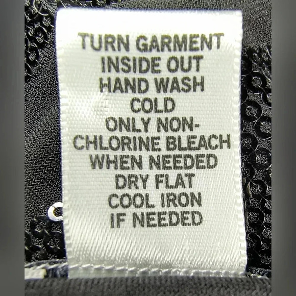 Cache Women's Dressy Stretchy Sequined Tank Top with Shelf Bra, S - Picture 4 of 7